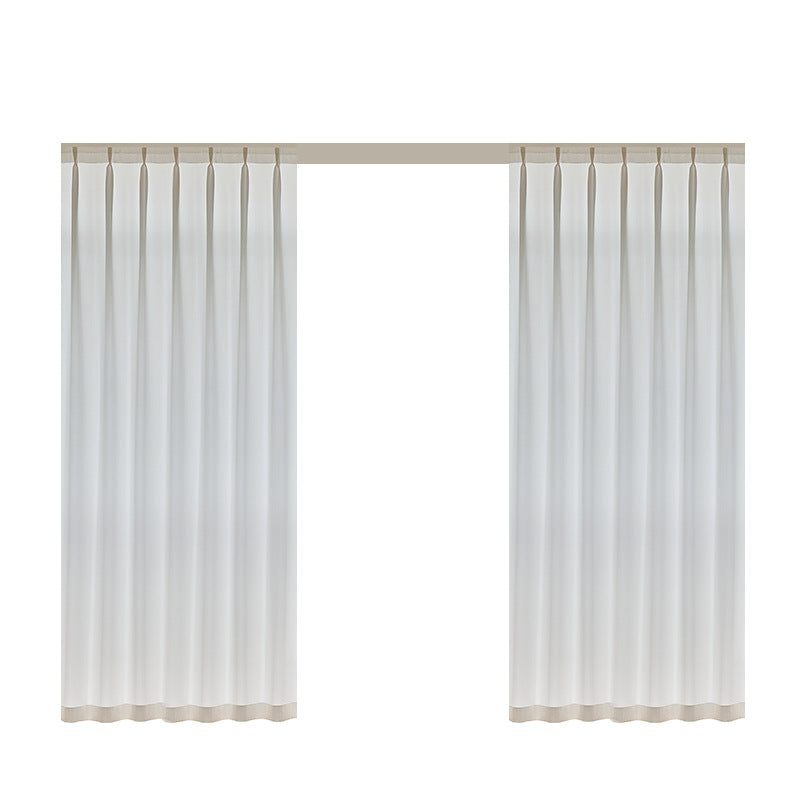 White Sheer Curtains for Living Room & Bedroom, Light-Penetrating & Privacy-Protective
