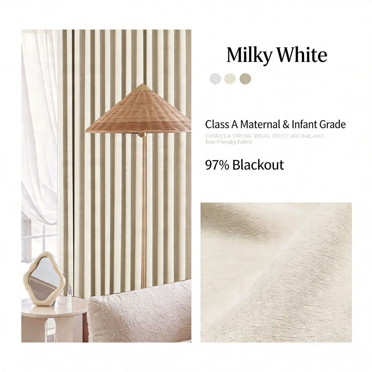 Double-Sided Mousse Cashmere Chenille Premium Curtains