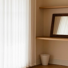 Moonlight Sheer Jacquard White Semi-Sheer Curtains